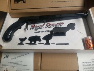 Regal Ranger Rubberband gun kit Six Shot Repeaters METAL targets VINTAGE 2