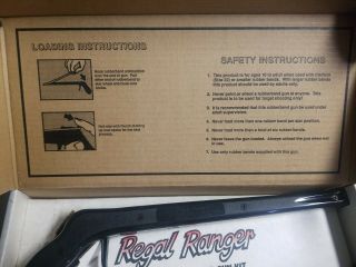 Regal Ranger Rubberband gun kit Six Shot Repeaters METAL targets VINTAGE 3