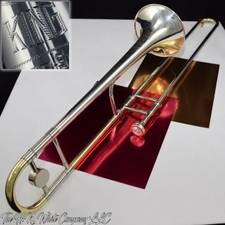 Vintage King H.  N.  White 2B SilverSonic Trombone Greatest 3