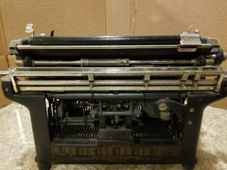 Antique Vintage Underwood Model No.  5 Standard Typewriter 8