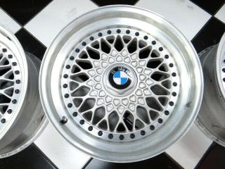 BBS RS 007 3 Piece BMW Wheels Set Of 4 ET15 2 225 122 TR415 Metric RARE 10