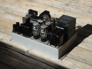 VINTAGE BROOK 2A3 TUBE AMPLIFIER FROM CAPEHART RADIO CONSOL 2