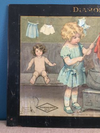 Antique RARE c.  1911 DIAMOND DYES 