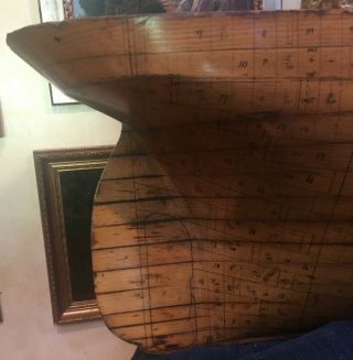 Magnificent builder ' s wooden ship model,  half hull by William Dobson & Co. 3