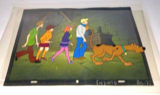 scooby doo animation cel hanna barbera production rare art vintage cell 11