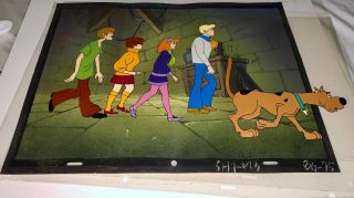 Scooby Doo Animation Cel Hanna Barbera Production Rare Art Vintage Cell
