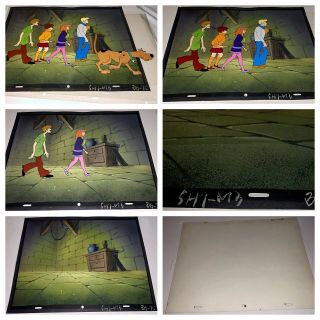 scooby doo animation cel hanna barbera production rare art vintage cell 3