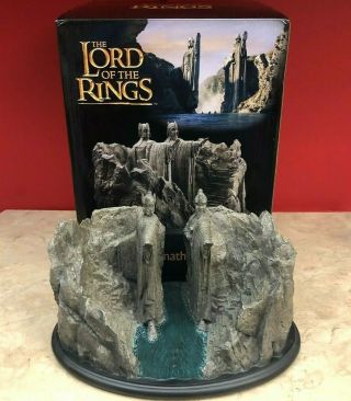 Rare Weta - The Argonath Environment Statue Lord Of The Rings - Limited 285/500
