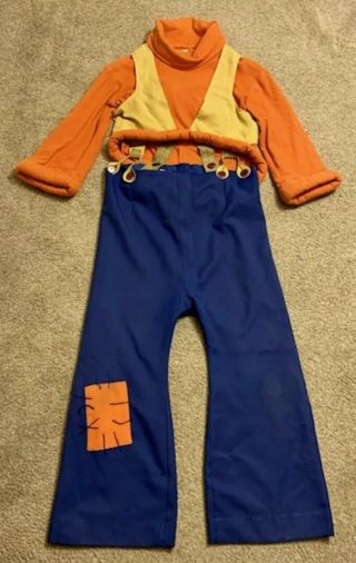 Disney Cast Member Worn Goofy Costume Uniform Prop Disneyland Rare Prop
