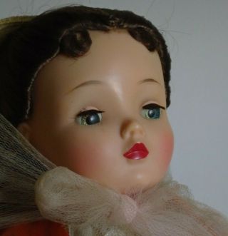 Vintage Madame Alexander Cissy Doll lady apricot velvet historical Godey 5