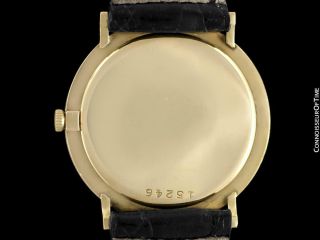 1960 ' s AUDEMARS PIGUET Vintage Mens Ultra Thin 18K Gold Watch - 8