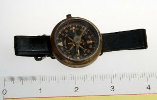 Vintage Academy Military Hunting Wrist Watch Compass Japan