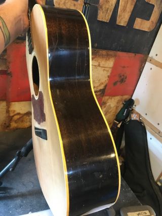 Vintage Gibson c.  1943 LG - 2 Banner Acoustic Guitar Project 12