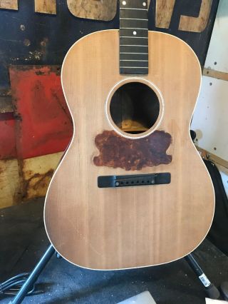 Vintage Gibson c.  1943 LG - 2 Banner Acoustic Guitar Project 3