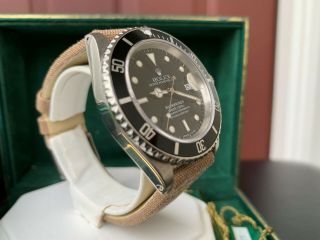 Rare UNPOLISHED 1989 Rolex 16610 Submariner Watch Box & Paper ONE OWNER 2