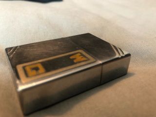 Antique Vintage Art Deco Zippo Lighter 1934 External Hinge Made In USA 2