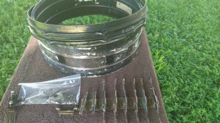 Vintage Leedy Black Elite Snare Drum (project) $1 (black Beauty)