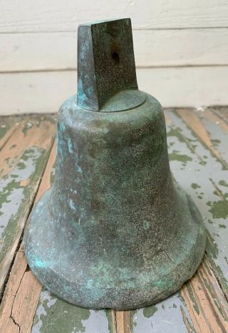 Vintage Ship Bell Brass Clapper Sound Bell Antique Bell