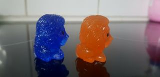ULTRA RARE BLUE GLITTER MUFASA and SUNSET SIMBA - LION KING Woolworths OOSHIES 5
