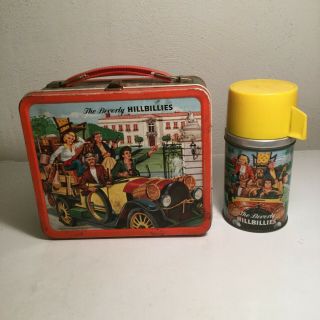 Vintage Metal Lunch Box Thermos Beverly Hillbillies