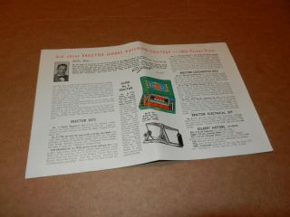 A C Gilbert Erector Model Building Contest Brochure,  1933,  D1003,