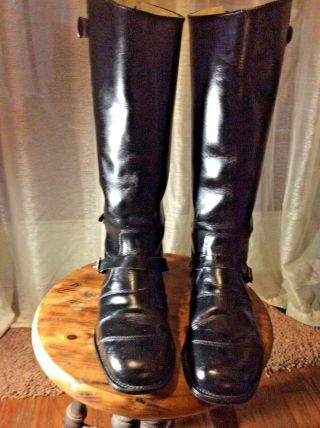 Loweredmyprice Vintage 1970s Lewis Leathers Motorcycle Boots Usa Size 9