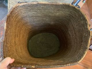 Very Large Important Antique 19th C.  Native American Indian Basket,  Estate Find 8