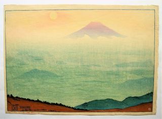 Vintage 1916 Charles W.  Bartlett Shoji Lake Ukiyo - E Nishiki - E Woodblock Print
