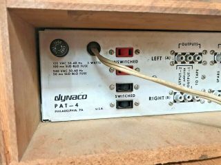 RARE VINTAGE DYNACO PAT - 4 PREAMPLIFIER & STEREO 120 TUBE AMP AMPLIFIER AUDIO 10