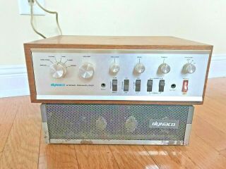 Rare Vintage Dynaco Pat - 4 Preamplifier & Stereo 120 Tube Amp Amplifier Audio