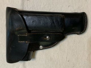 Wwii,  Sauer 38h,  German Police Holster,  Maker Marked & Serial Numbered