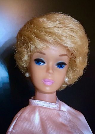 Vintage Barbie Lovely A/O WHITE GINGER Bubblecut in Slumber Party Complete 10