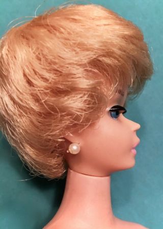 Vintage Barbie Lovely A/O WHITE GINGER Bubblecut in Slumber Party Complete 4