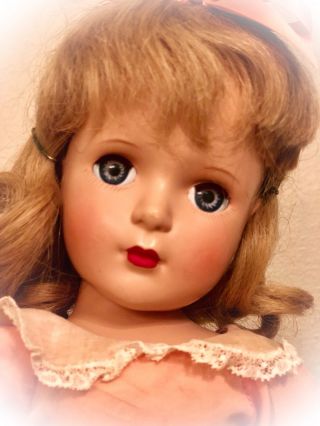 Vintage Madame Alexander 17.  5” hp Margaret - face Wendy Ann Doll 4