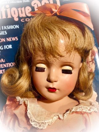 Vintage Madame Alexander 17.  5” hp Margaret - face Wendy Ann Doll 5