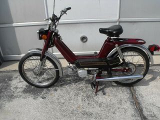 Vintage 1979 Columbia Commuter Sachs Moped Scooter Less Then 1 Origional Miles P