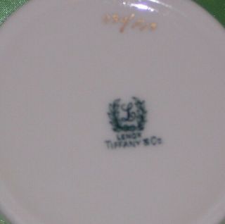 Tiffany Sterling Silver Pierced Holder With RARE Lenox Porcelain Honey Pot 8