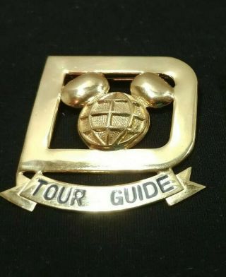 Walt Disney World Tour Guide Pin Very Rare Vintage Pin
