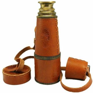 Copper Telescope Vintage Pirate Monocular High - Grade Pure Powerful Binocular Bag