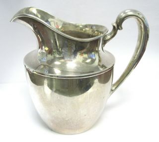 Classic Design 7.  5 " Wallace Sterling Silver Pitcher - No.  3333 - 4 Pints