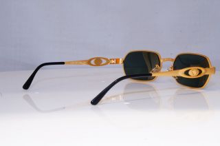 GIANNI VERSACE Mens Vintage 1990 Designer Sunglasses Gold S81 14M 20015 NOS 5