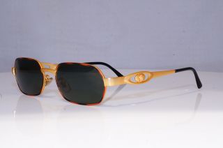 GIANNI VERSACE Mens Vintage 1990 Designer Sunglasses Gold S81 14M 20015 NOS 9