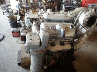 Detroit Diesel 6V53T Silver Turbo Engine RUNS EXC VIDEO RARE 275 HP 6V53 V6 6