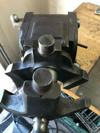 Rare antique Emmert machinist vise blacksmith patented swivel tool 4