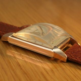 1946 LONGINES Gents Art Deco Vintage Swiss Watch / Gold Filled / 5