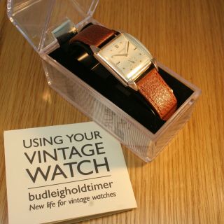 1946 LONGINES Gents Art Deco Vintage Swiss Watch / Gold Filled / 8