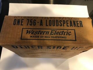 Rare Western Electric 756 - A Loudspeaker -, 3
