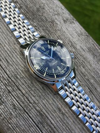 Longines Legend Diver Vintage Style With Mesh,  Alligator & Custom Beads Of Rice