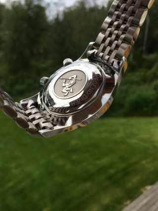 LONGINES Legend Diver Vintage Style With Mesh,  Alligator & Custom Beads Of Rice 7