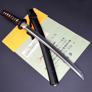 Authentic Japanese Katana Sword Wakizashi Nagamori 長盛 W/nbthk Tokubetsu Kicho Nr